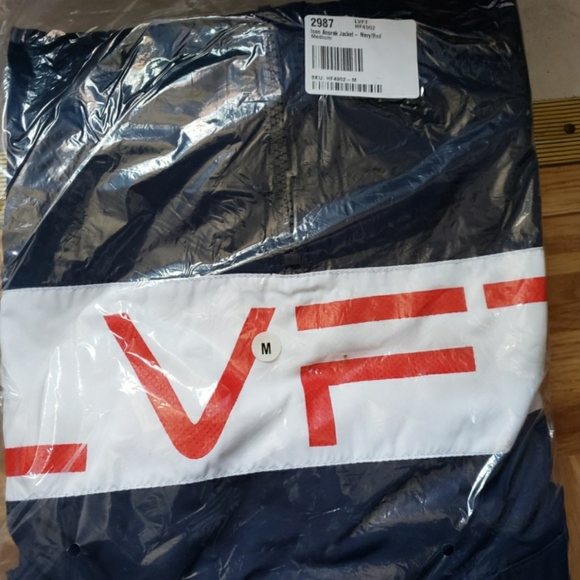 LVFT Icon Anorak Jacket Medium Blue - Picture 2 of 2